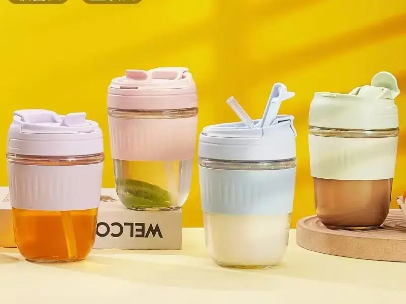 2198 Sipper Mug 12 pcs set Colour Mix